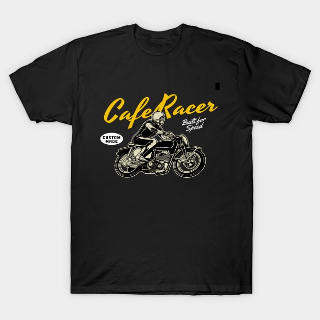 Cafe Racer Motorrad Old school Bike gift T-Shirt by LutzDEsign